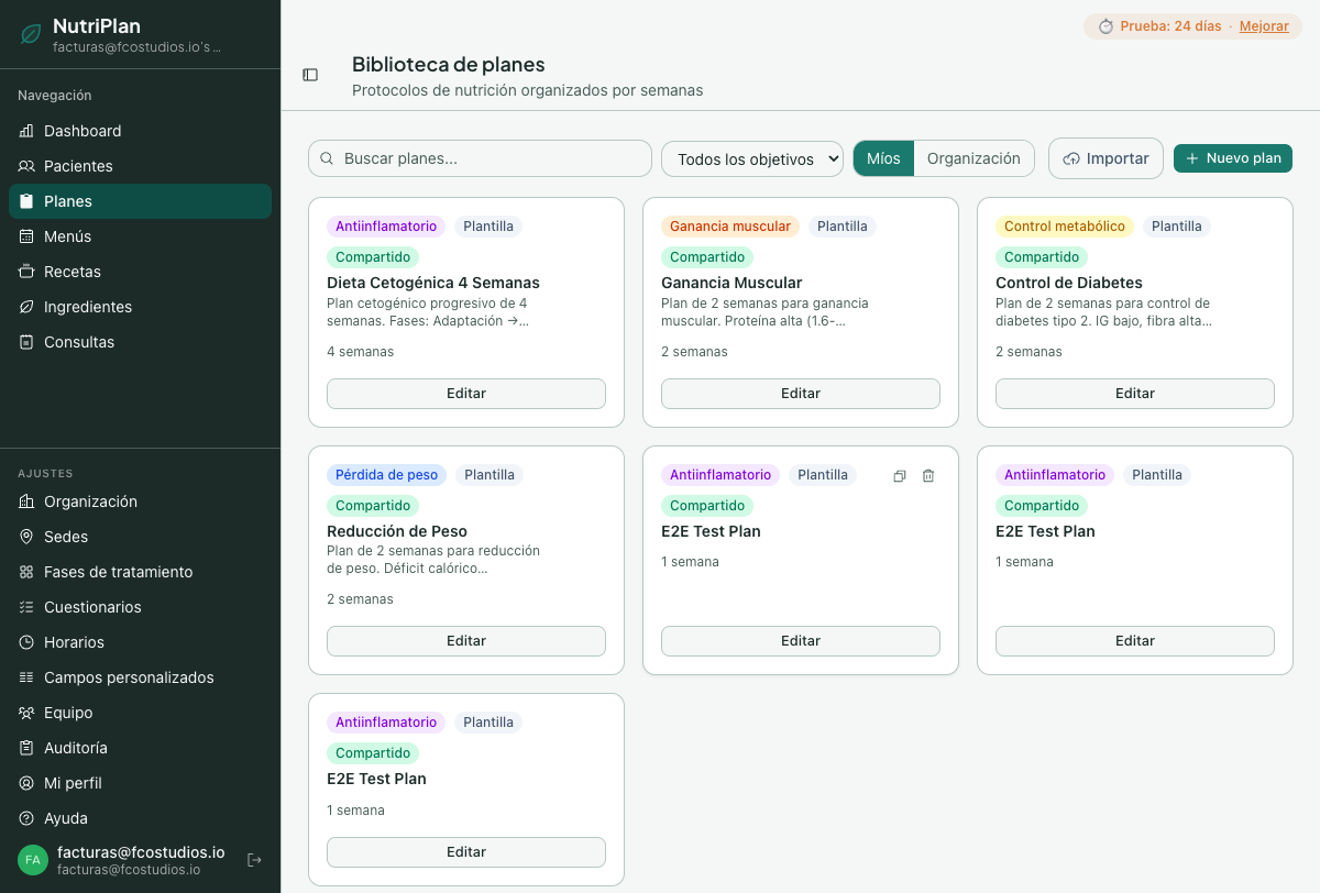 PDF profesional de Nutrira